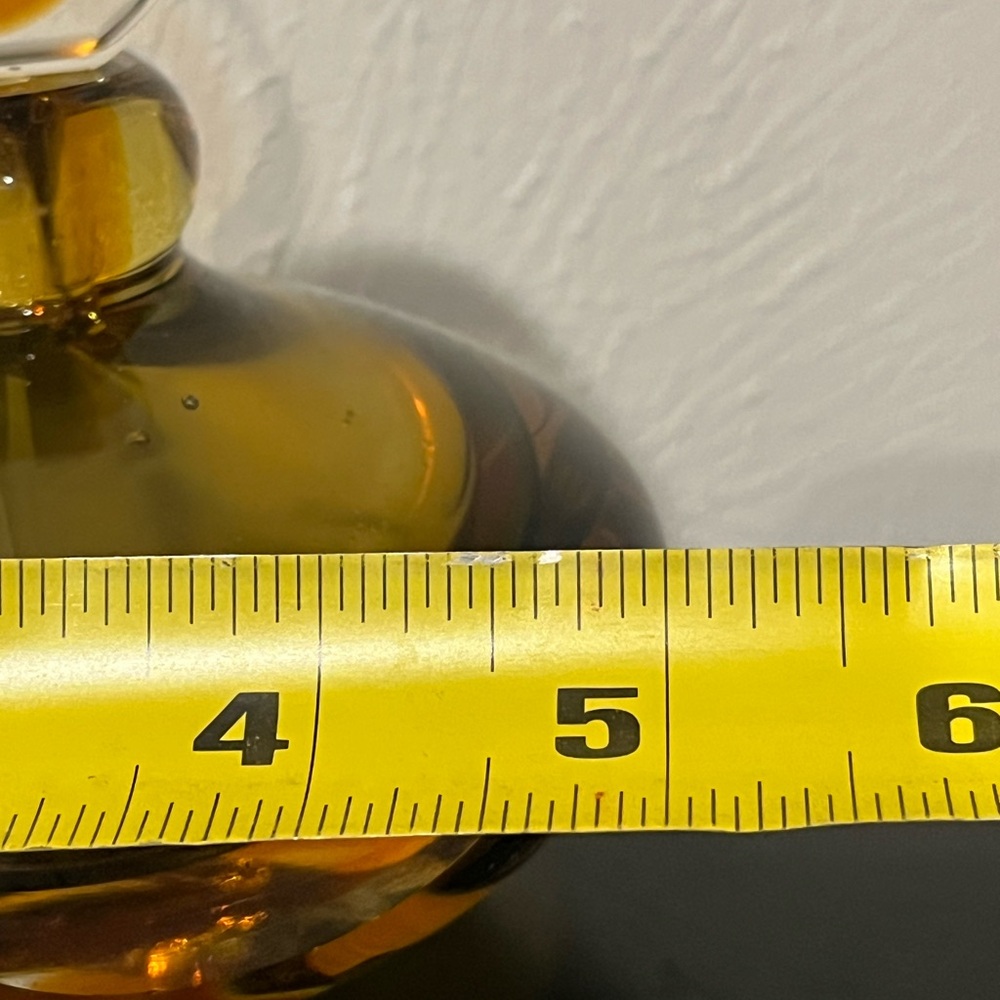 Amber Glass perfume bottle/ decanter - Picture 5 of 6